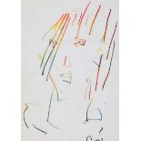 Chris Stephens - BOY - Coloured Pencil on Paper - 7 x 5 inches - Signed