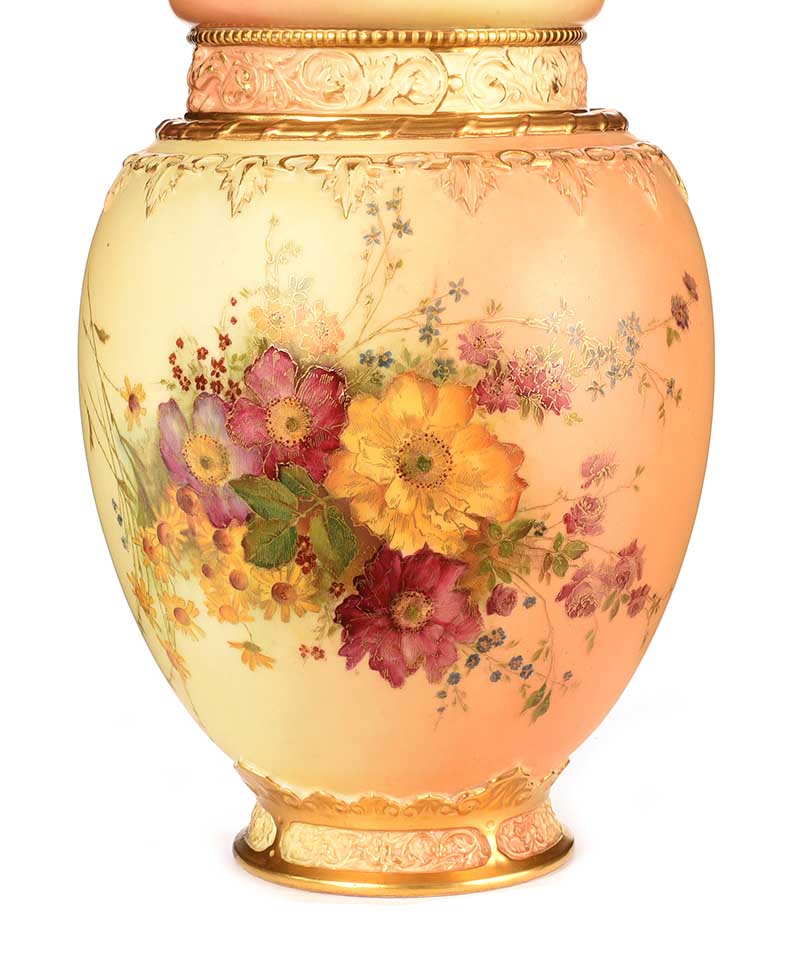 ROYAL WORCESTER JAR AND COVER - Image 3 of 8