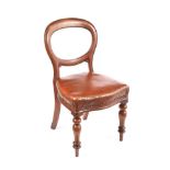 VICTORIAN BALLOON BACK SIDE CHAIR