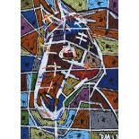 David Merrifield - HORSE - Pastel on Card - 22 x 16 inches - Signed