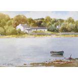 Sean Nichol - NEAR CASTLEWARD, STRANGFORD LOUGH, COUNTY DOWN - Watercolour Drawing - 10 x 14