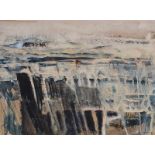 Joanne Jamison - ROCKS, ANTRIM COAST - Watercolour Drawing - 11 x 15 inches - Signed