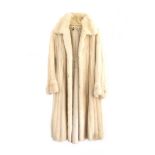 BLONDE MINK FUR COAT