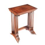 EDWARDIAN NEST OF FOUR TABLES