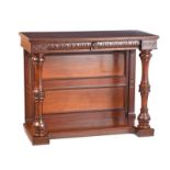 VICTORIAN MAHOGANY CONSOLE TABLE