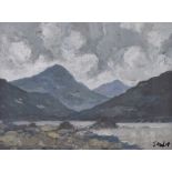 James Dunlop - IN CONNEMARA - Oil on Canvas - 10 x 14 inches - Signed