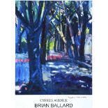 Brian Ballard, RUA - CYPRUS AVENUE - Coloured Print - 19.5 x 15.5 inches - Signed