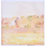 Basil Blackshaw, HRHA HRUA - COUNTY ANTRIM LANDSCAPE - Coloured Print - 7 x 7 inches - Signed
