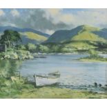 Maurice Canning Wilks, ARHA RUA - MIDDLE LAKE, KILLARNEY - Coloured Print - 19 x 23 inches -