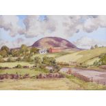 Samuel McLarnon, UWS - SLEMISH, COUNTY ANTRIM - Watercolour Drawing - 21 x 29 inches - Signed