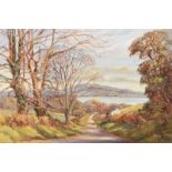 Vittorio Cirefice - VIEW ACROSS TO SCRABO - Oil on Canvas - 20 x 30 inches - Signed