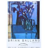 Brian Ballard, RUA - STILL LIFE, JUG OF FLOWERS - Coloured Print - 19 x 15.5 inches - Signed