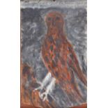 James Dixon - GREENLAND OWL, TORY ISLAND - Mixed Media - 15 x 9 inches - Signed