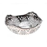 ANTIQUE STERLING SILVER OPENWORK DISH