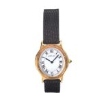 CARTIER 18CT GOLD-CASED LADY'S WRIST WATCH