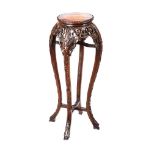 CHINESE CHERRYWOOD PLANT STAND