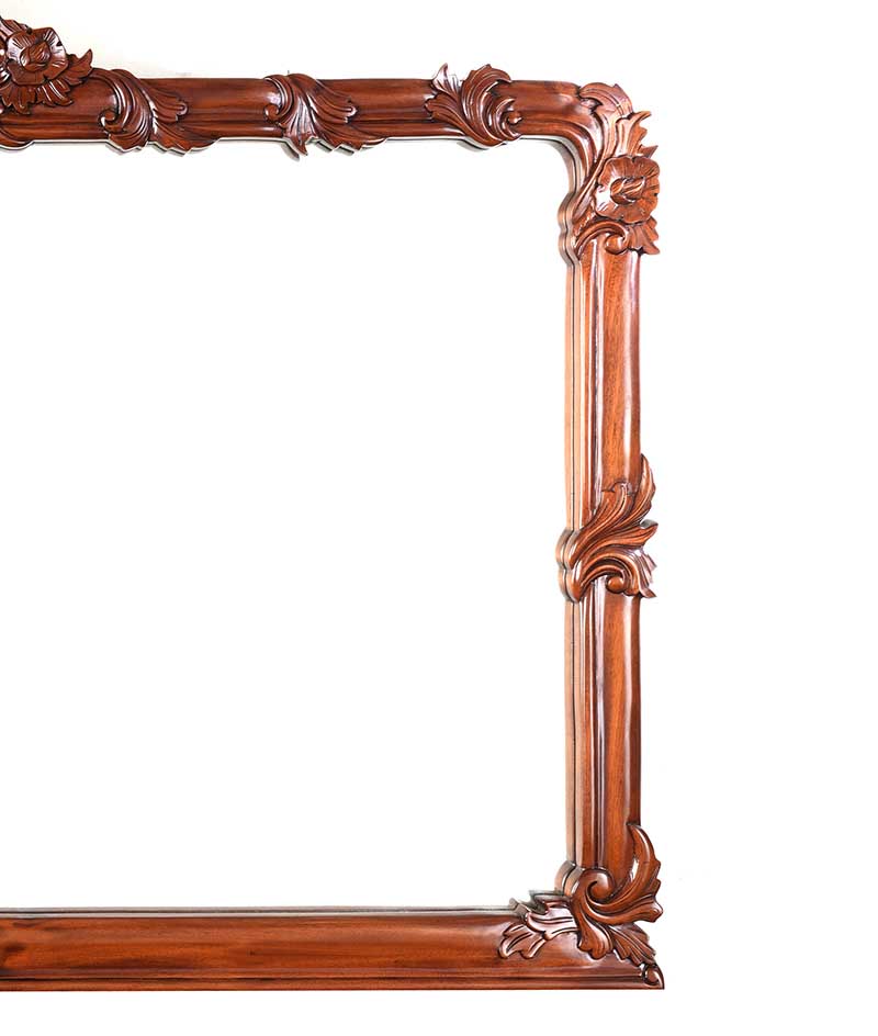 MAHOGANY OVERMANTEL - Image 2 of 4