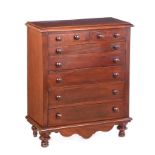 VICTORIAN MAHOGANY CHEST OF DRAWERS