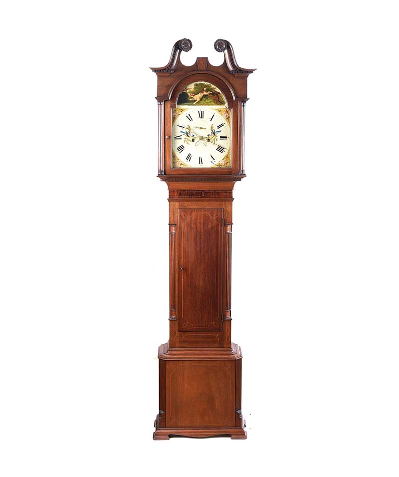 MAHOGANY LONGCASE CLOCK - Image 6 of 9