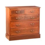 EDWARDIAN INLAID CHEST OF DRAWERS