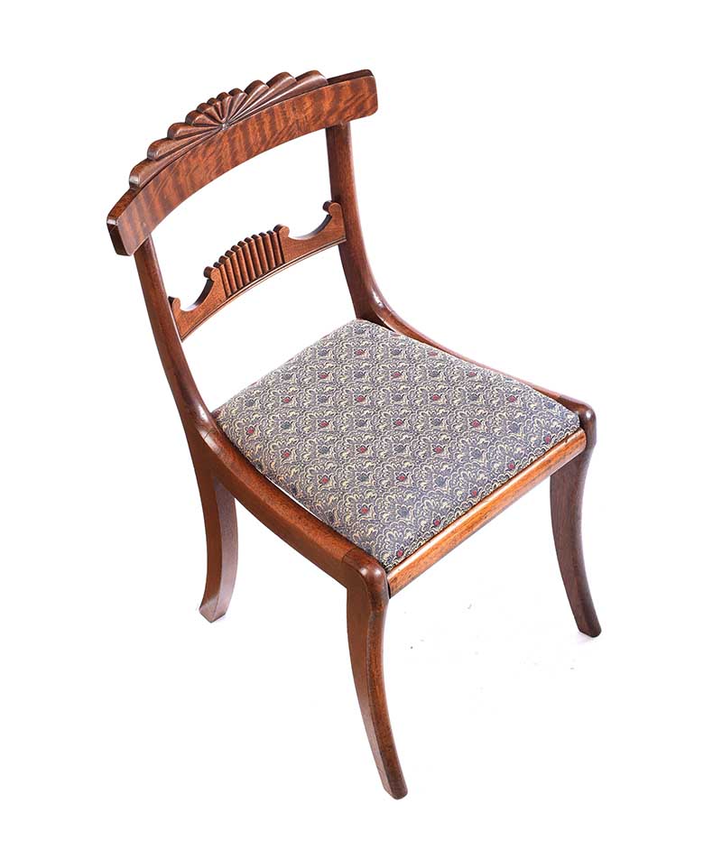 PAIR OF REGENCY MAHOGANY SIDE CHAIRS - Image 2 of 4
