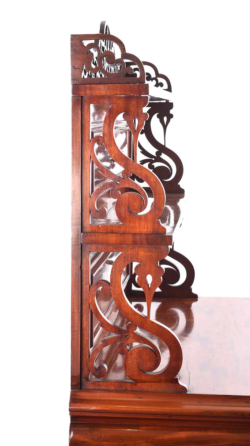 VICTORIAN MAHOGANY SIDEBOARD - Image 7 of 9