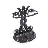 VICTORIAN CAST IRON STICK STAND