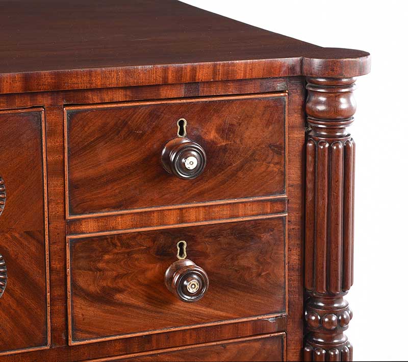 REGENCY MAHOGANY CHEST OF DRAWERS - Image 2 of 11