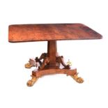 REGENCY YEW WOOD BREAKFAST TABLE