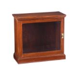 MAHOGANY DISPLAY CABINET