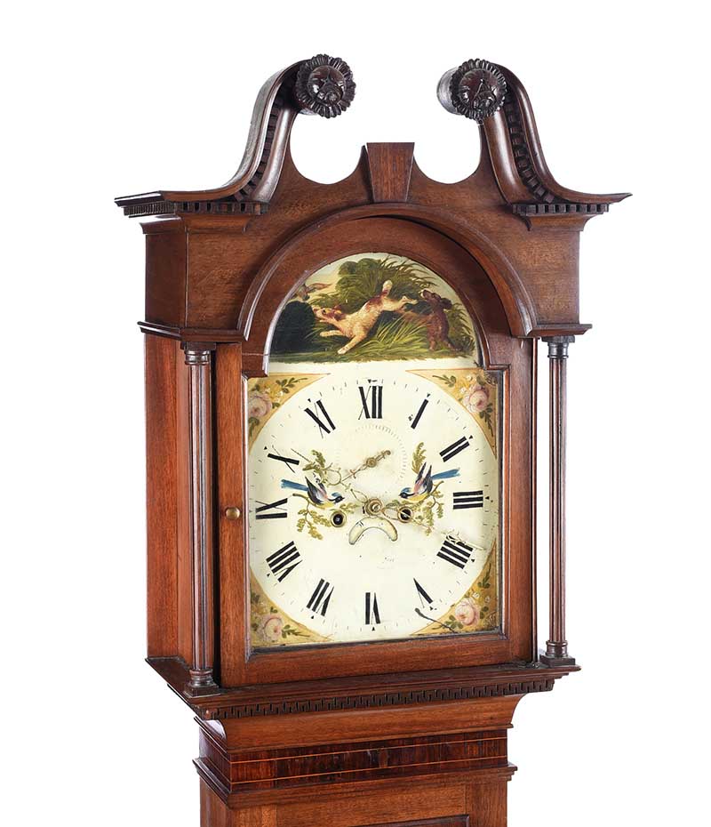 MAHOGANY LONGCASE CLOCK - Image 2 of 9