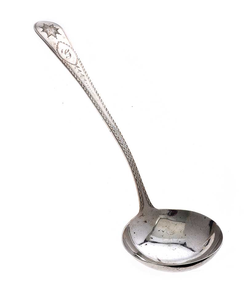 IRISH SILVER SOUP LADLE - Image 3 of 5