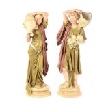 PAIR OF ROYAL DUX FIGURES