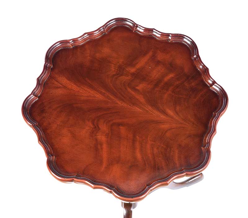 MAHOGANY WINE TABLE - Image 3 of 5