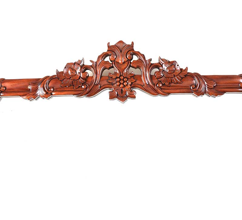 MAHOGANY OVERMANTEL - Image 4 of 4