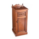 EDWARDIAN MAHOGANY BEDSIDE PEDESTAL