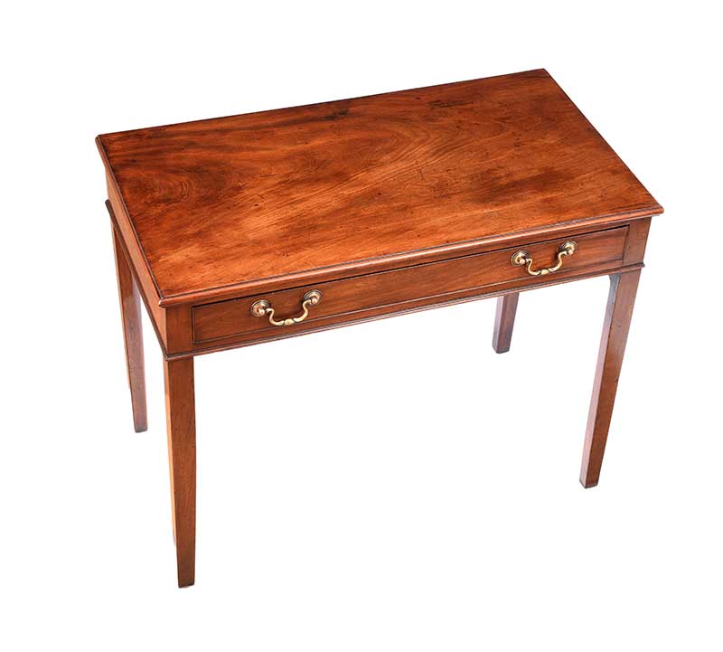 GEORGIAN MAHOGANY SIDE TABLE - Image 3 of 8