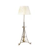 VICTORIAN BRASS STANDARD LAMP