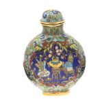 CLOISONNE ENAMEL SNUFF BOTTLE