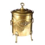 BRASS COAL BUCKET