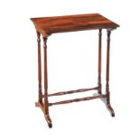 ANTIQUE ROSEWOOD LAMP TABLE