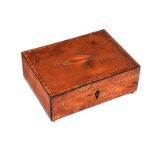 ANTIQUE MAHOGANY JEWELLERY BOX