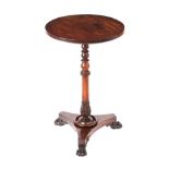 REGENCY ROSEWOOD LAMP TABLE