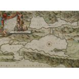 Padre Vincenzo Maria Coronelli, Italian 1650-1718- Disegno Topografico del Canale di Cattaro, map of