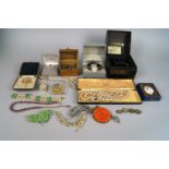 A collection of miscellaneous costume jewellery, (a lot)