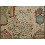 John Speede, British 1552-1629- The Countie Westmorland and Kendale the cheif towne described with