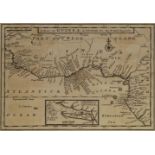 Herman Moll, German/English 1654-1732- A Map of Guinea, Loango etc & A Map of Zaara of the Desart,