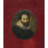Manner of Rembrandt van Rijn, 18th/19th century- Portrait of a man, quarter-length in a white