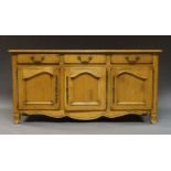 Guido Zichele, an oak dresser, made in Italy, retailed by Albrissi, of recent manufacture, the