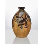 Charles Catteau (1880-1966), a Boch Freres Keramis glazed stoneware vaseCirca 1930, incised Gres